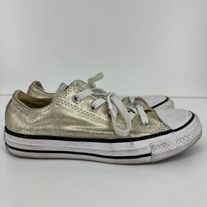 Converse Shoes Men's 4 Women's 6 Chuck Taylor All Star‎ Ox Sneakers 153181F Gold